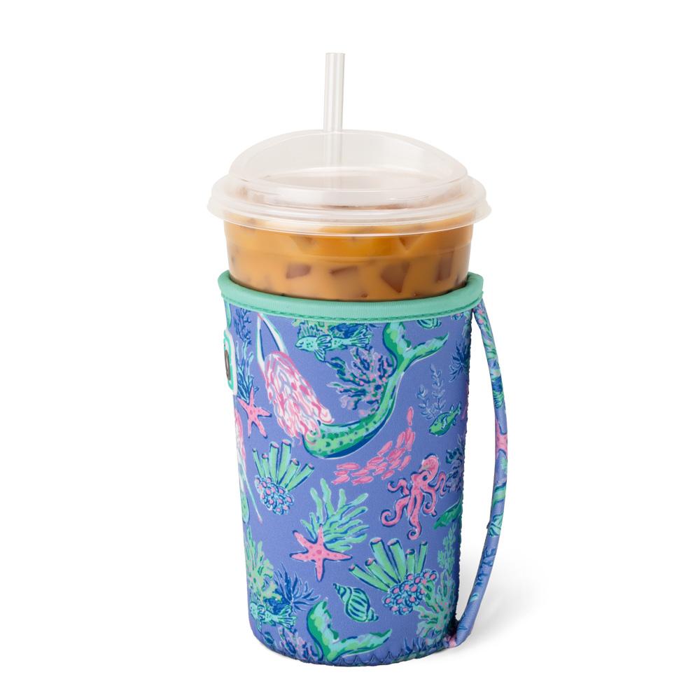 Reusable Iced Coffee Sleeve For Cold Drink Cups, Neoprene Insulator
